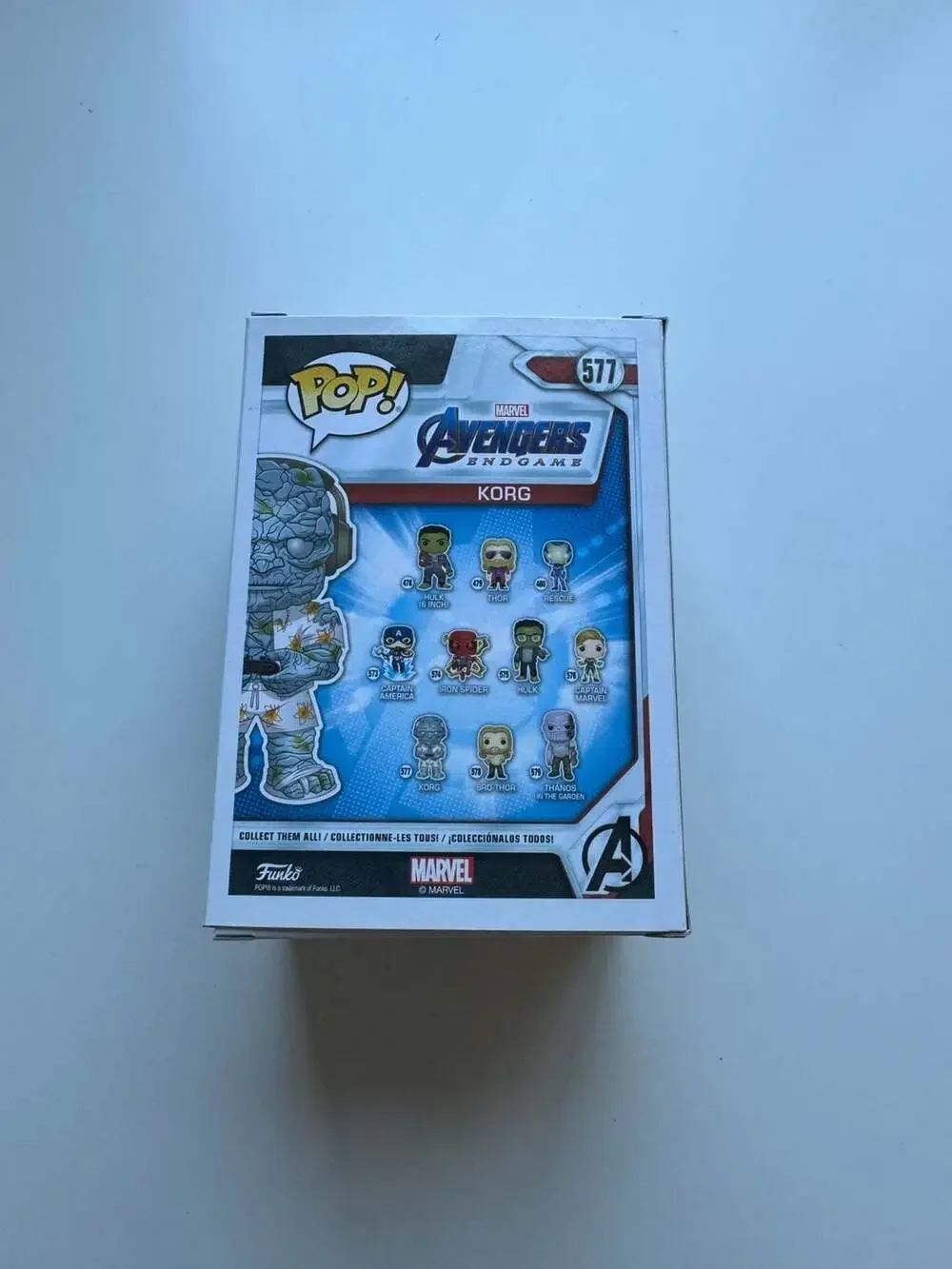 Funko Pop! Marvel Avengers Endgame Gamer Korg Vinyl Figure 577